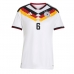 Billiga Tyskland Joshua Kimmich #6 Hemmatröja Dam VM 2026 Kortärmad